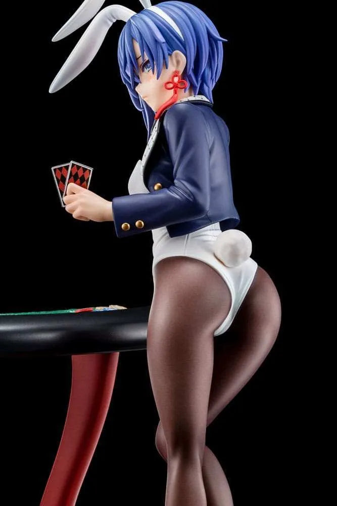 The Demon Sword Master of Excalibur Academy Statue 1/6 Sakuya Sieglinde wearing lapis lazuli blue bunny costume with Nip Slip Gimmick System 25 cm - Smalltinytoystore