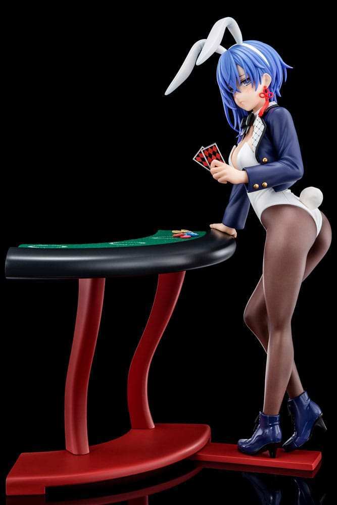 The Demon Sword Master of Excalibur Academy Statue 1/6 Sakuya Sieglinde wearing lapis lazuli blue bunny costume with Nip Slip Gimmick System 25 cm - Smalltinytoystore