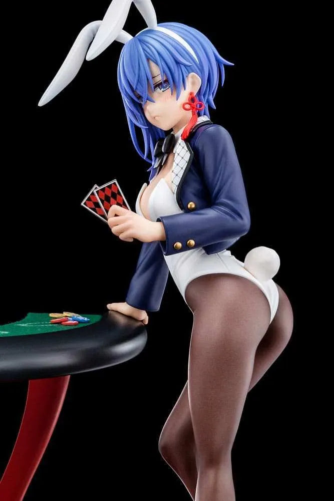 The Demon Sword Master of Excalibur Academy Statue 1/6 Sakuya Sieglinde wearing lapis lazuli blue bunny costume with Nip Slip Gimmick System 25 cm - Smalltinytoystore