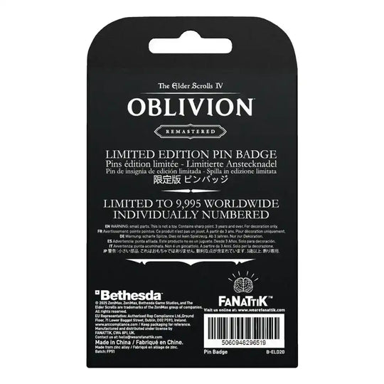 The Elder Scrolls IV: Oblivion Ansteck-Pin Adoring Fan - Smalltinytoystore