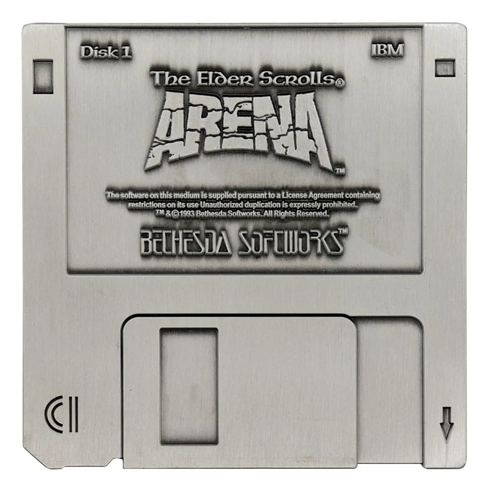 The Elder Scrolls Replik Arena Floppy Disk Limited Edition - Smalltinytoystore