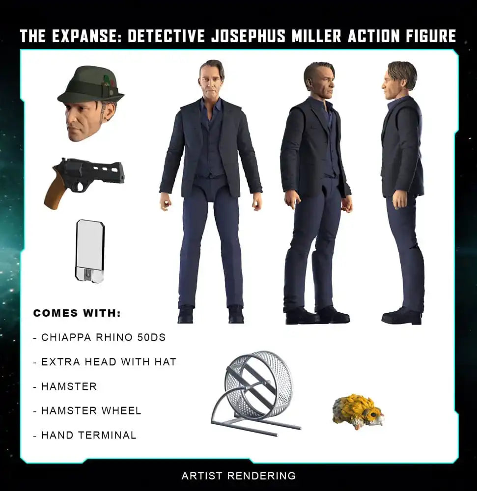 The Expanse Actionfigur Detective Josephus Miller 20 cm - Smalltinytoystore