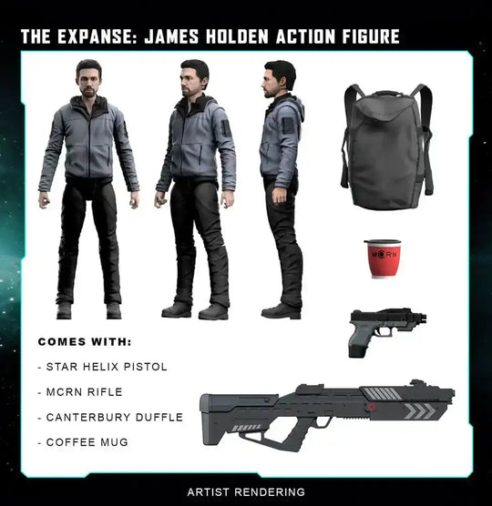 The Expanse Actionfigur James Holden 20 cm - Smalltinytoystore