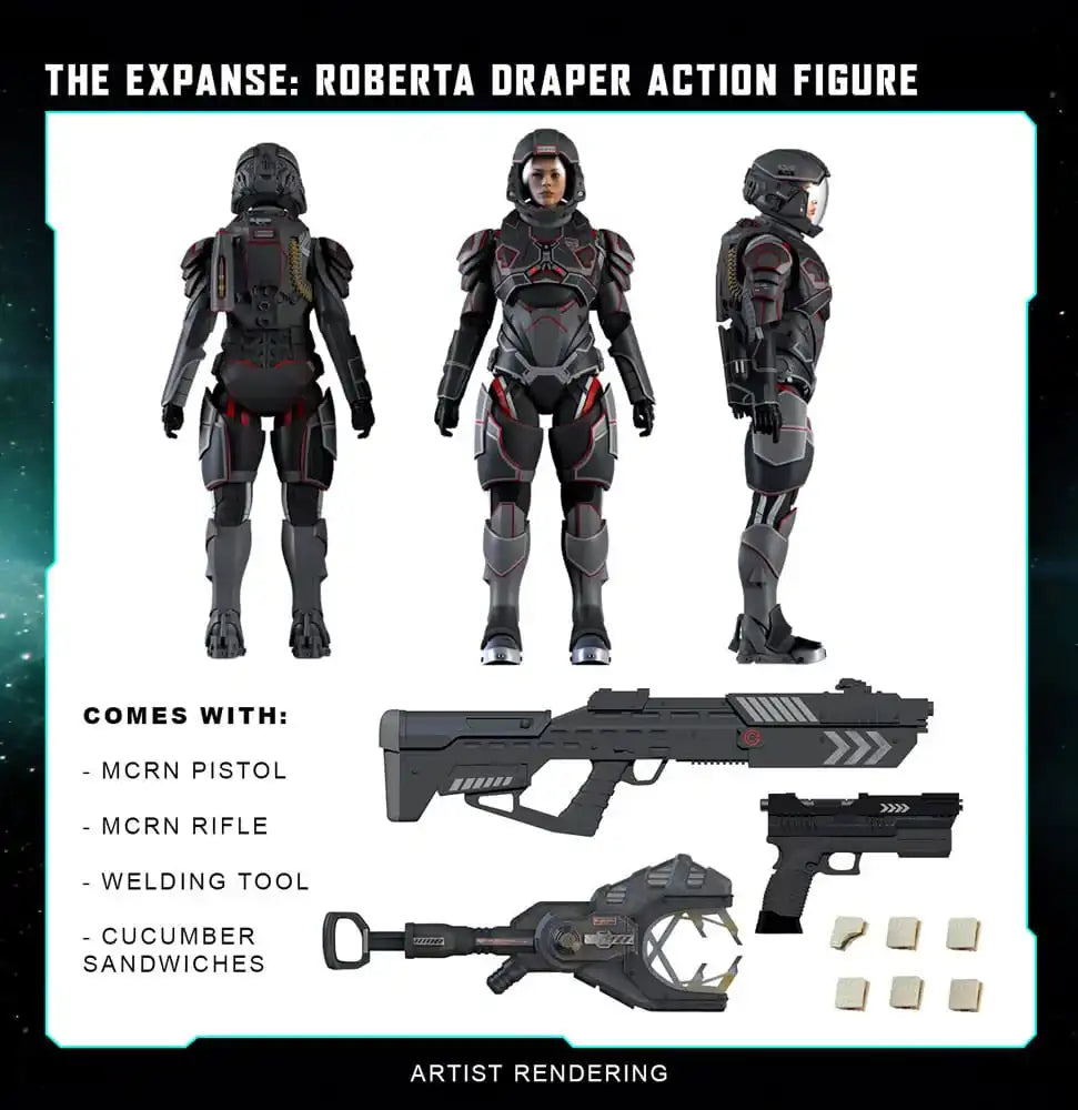 The Expanse Actionfigur Roberta Draper 20 cm - Smalltinytoystore