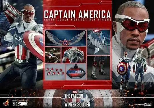 The Falcon and The Winter Soldier 1/6 Captain America 30 cm HOT TOYS - Smalltinytoystore