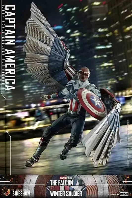The Falcon and The Winter Soldier 1/6 Captain America 30 cm HOT TOYS - Smalltinytoystore