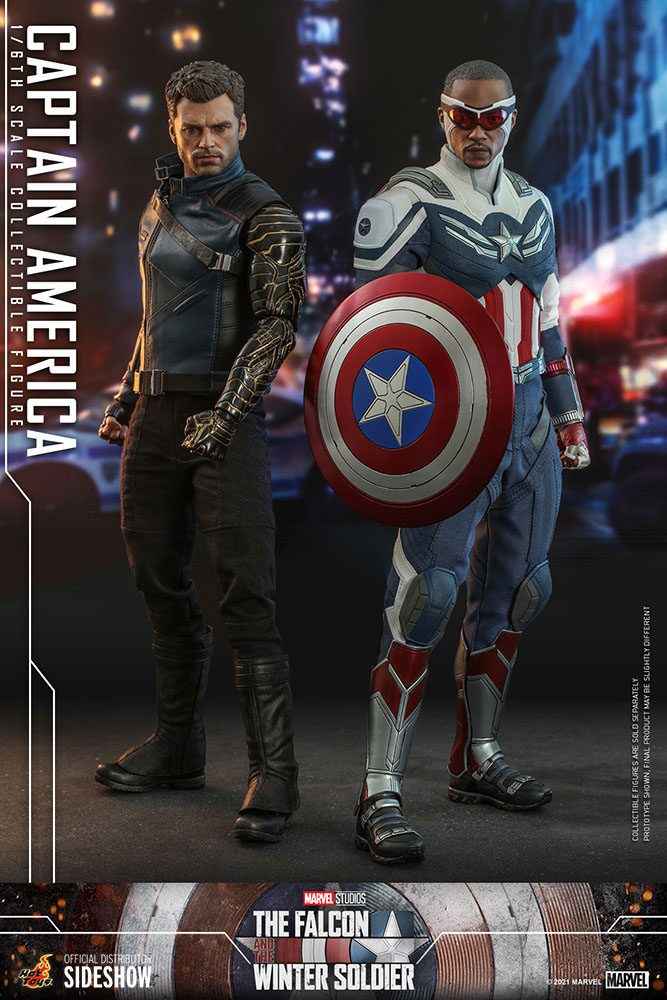 The Falcon and The Winter Soldier 1/6 Captain America 30 cm - Smalltinytoystore