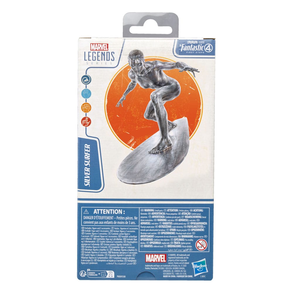 The Fantastic Four: First Steps Marvel Legends Actionfigur Silver Surfer 15 cm - Smalltinytoystore
