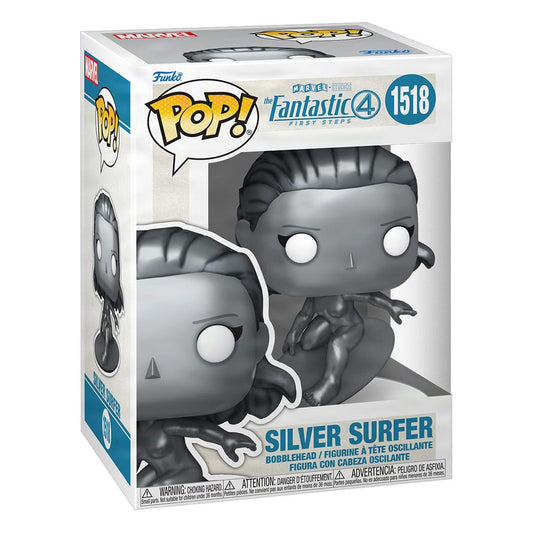 The Fantastic Four: First Steps POP! Marvel Vinyl Figur Silver Surfer 9 cm - Smalltinytoystore