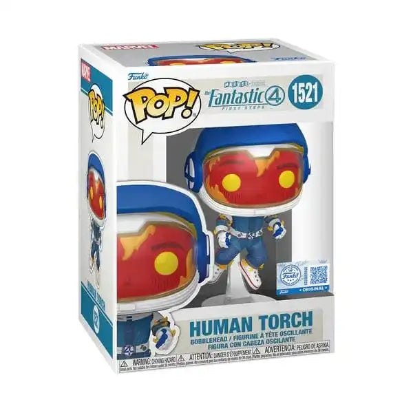 The Fantastic Four: First Steps POP! Vinyl Figur Human Torch (Astronaut) 9 cm - Smalltinytoystore
