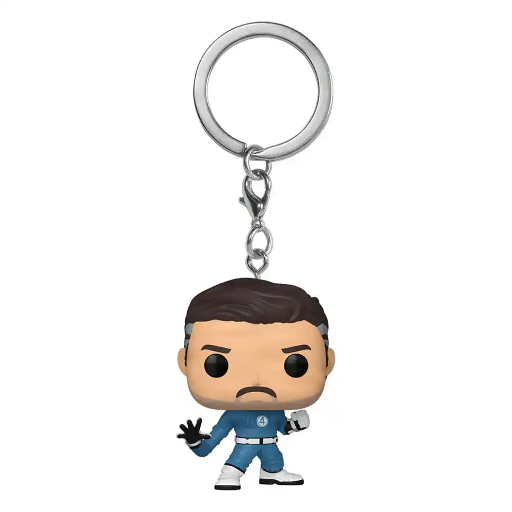 The Fantastic Four: First Steps POP! Vinyl Schlüsselanhänger 4 cm Mister Fantastic Display (12) - Smalltinytoystore