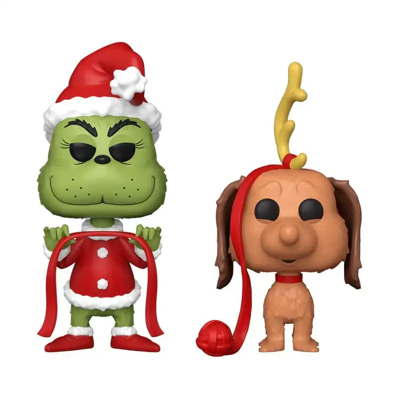 The Grinch(Anniversary) POP! Books Vinyl Figuren 2er-Pack Grinch w/ Max 2PK 9 cm - Smalltinytoystore