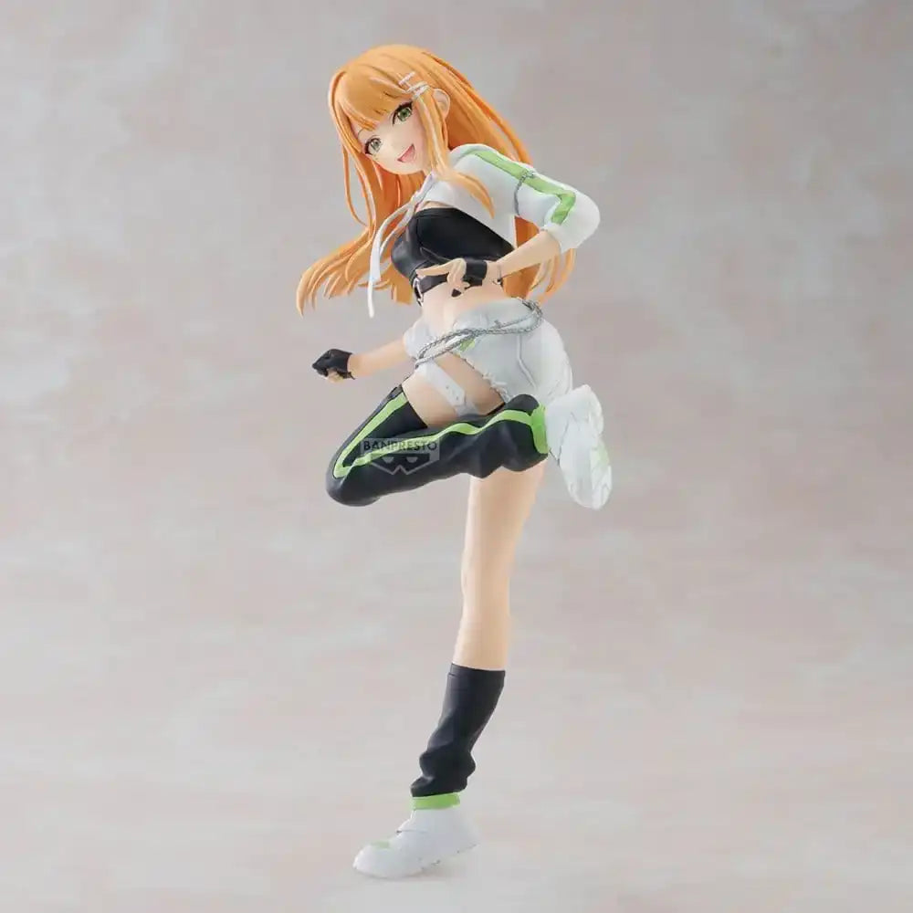 The Idolm@ster Gakuen Espresto PVC Statue Sumika Shiun Accent green ver. 22 cm