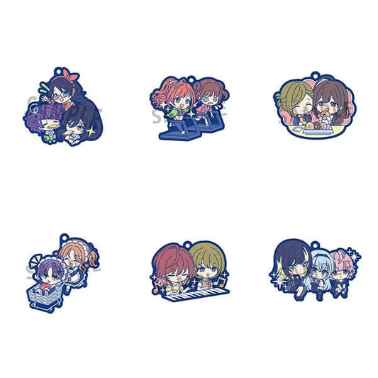The Idolmaster Shiny Colors Gummi-Anhänger Vol. 2 6 cm Sortiment Buddy Collection (6) - Smalltinytoystore