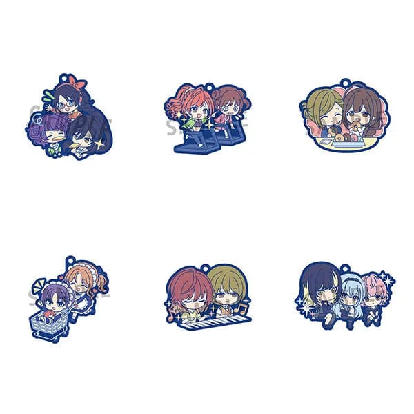 The Idolmaster Shiny Colors Gummi-Anhänger Vol. 2 6 cm Sortiment Buddy Collection (6) - Smalltinytoystore