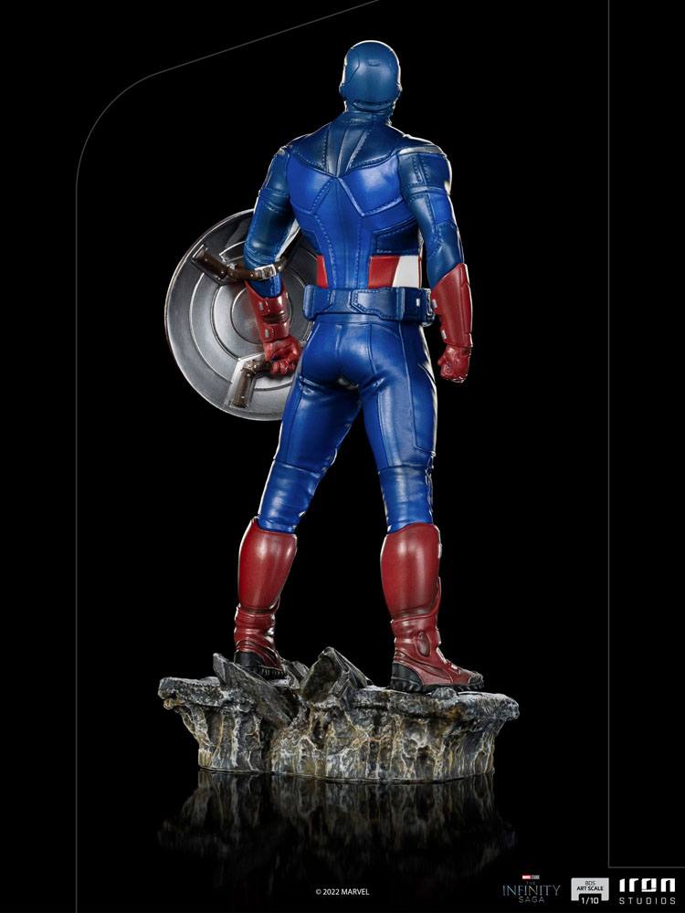 The Infinity Saga BDS Art Scale Statue 1/10 Captain America Battle of NY 23 cm - Smalltinytoystore
