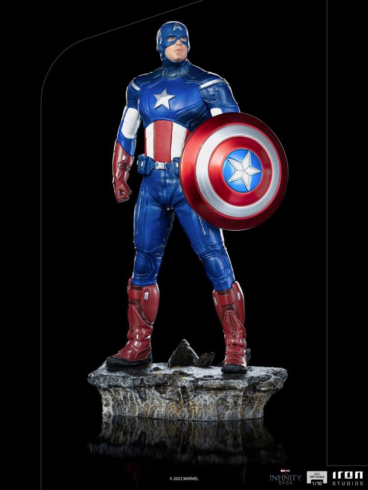 The Infinity Saga BDS Art Scale Statue 1/10 Captain America Battle of NY 23 cm - Smalltinytoystore