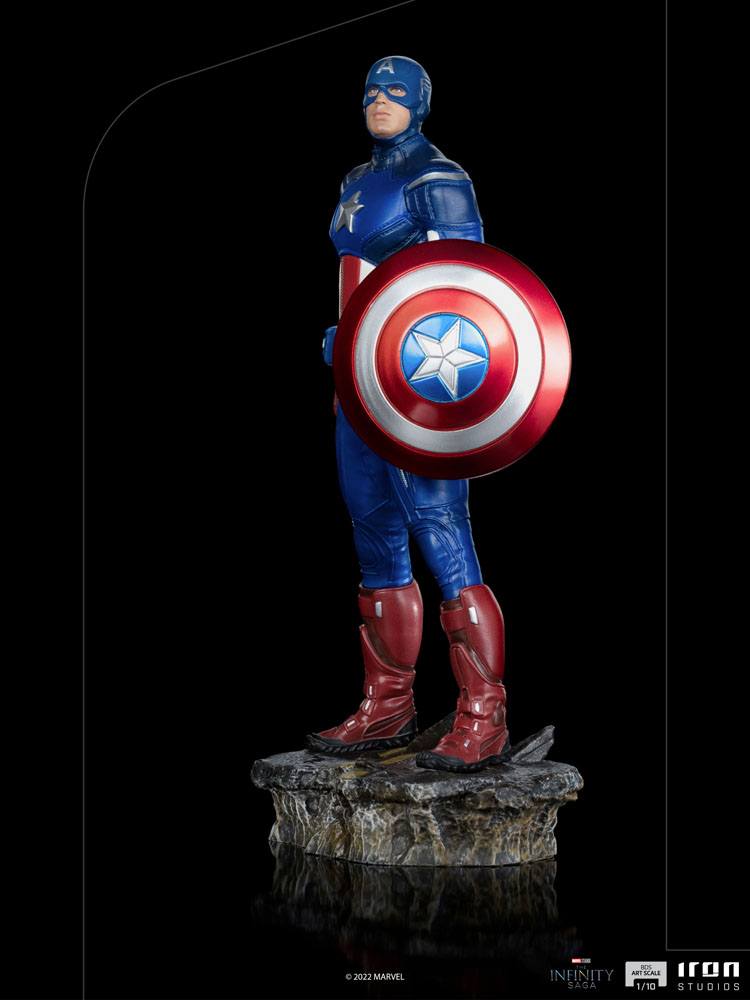 The Infinity Saga BDS Art Scale Statue 1/10 Captain America Battle of NY 23 cm - Smalltinytoystore