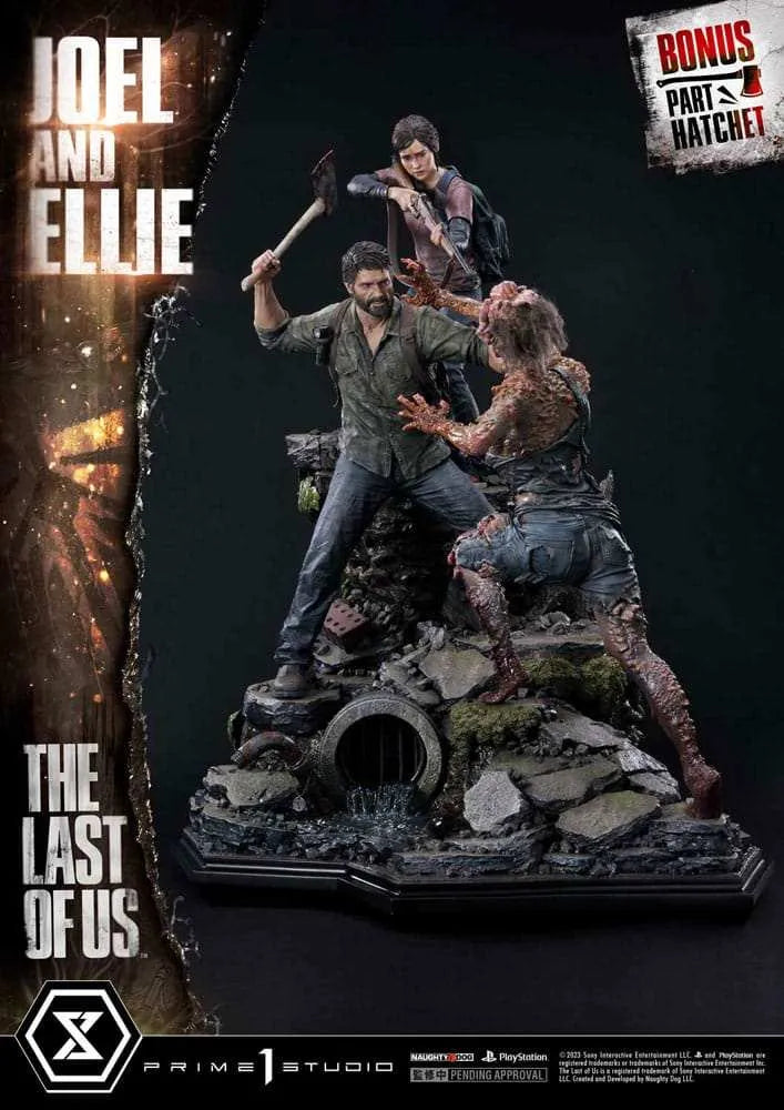 The Last of Us Part I Ultimate Premium Masterline Series Statue Joel & Ellie Deluxe Bonus Version (The Last of Us Part I) 73 cm - Smalltinytoystore