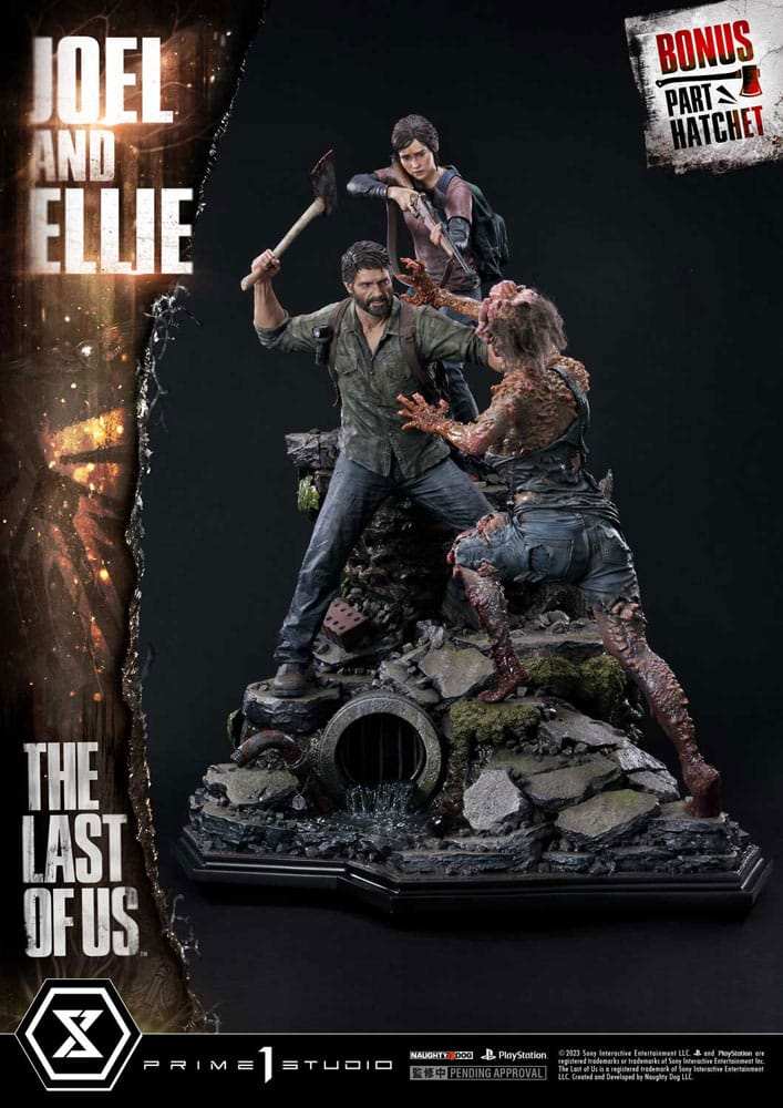 The Last of Us Part I Ultimate Premium Masterline Series Statue Joel & Ellie Deluxe Bonus Version (The Last of Us Part I) 73 cm - Smalltinytoystore