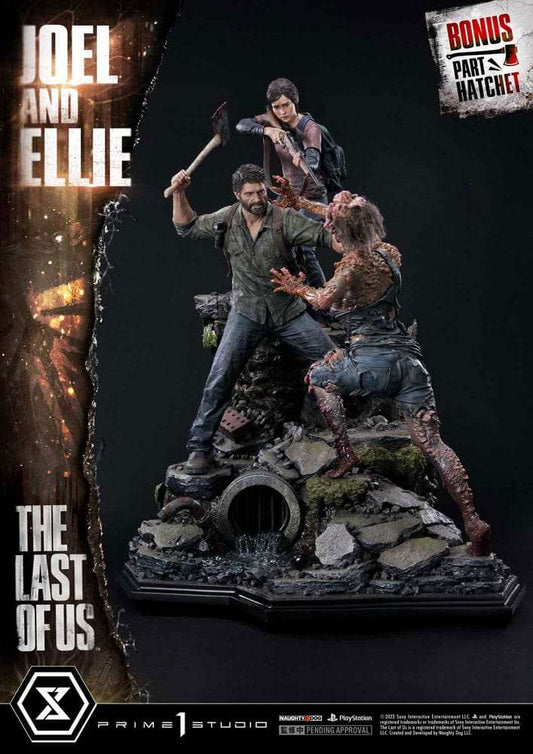 The Last of Us Part I Ultimate Premium Masterline Series Statue Joel & Ellie Deluxe Bonus Version (The Last of Us Part I) 73 cm - Smalltinytoystore