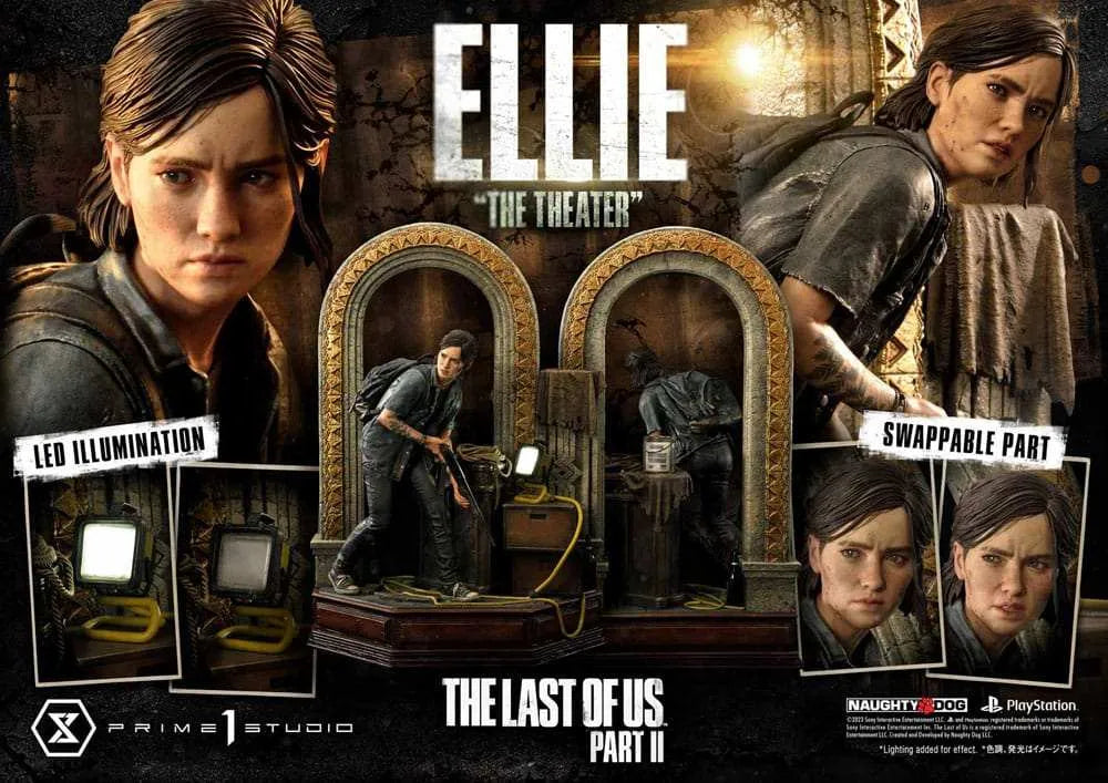 The Last of Us Part II Ultimate Premium Masterline Series Statue 1/4 Ellie "The Theater" Bonus Version 58 cm - Smalltinytoystore