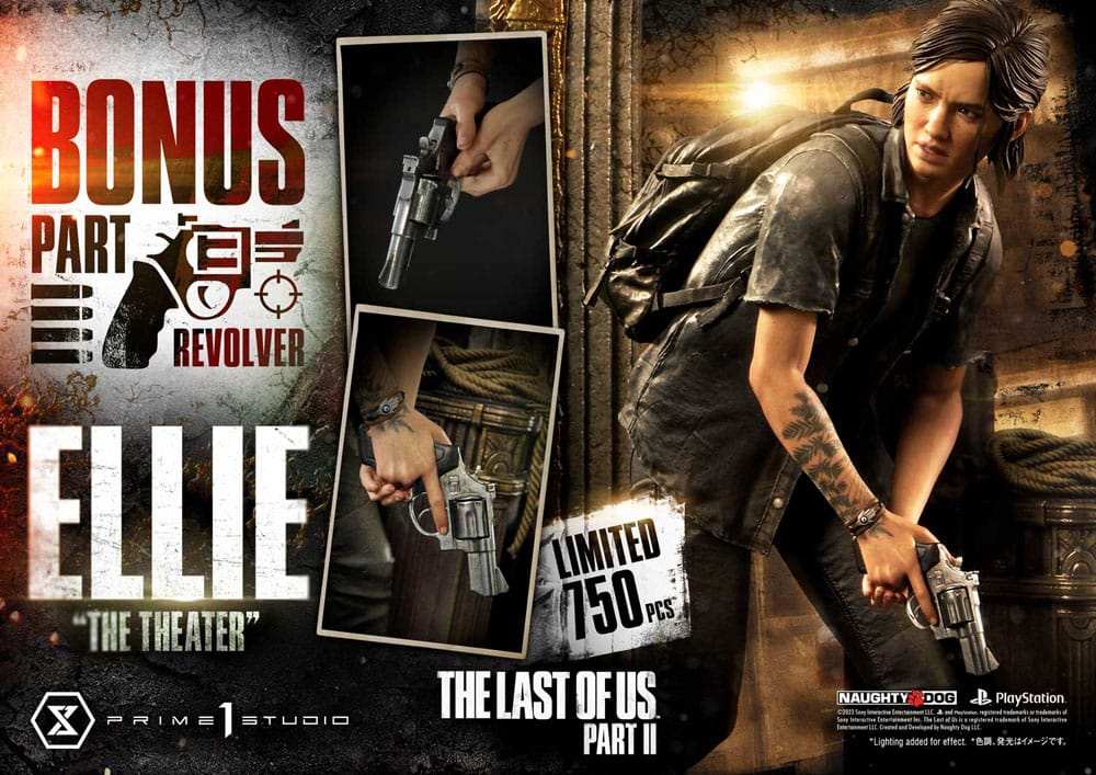 The Last of Us Part II Ultimate Premium Masterline Series Statue 1/4 Ellie "The Theater" Bonus Version 58 cm - Smalltinytoystore