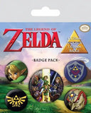 The Legend of Zelda Ansteck-Buttons 5er-Pack Link - Smalltinytoystore