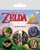 The Legend of Zelda Ansteck-Buttons 5er-Pack Link - Smalltinytoystore