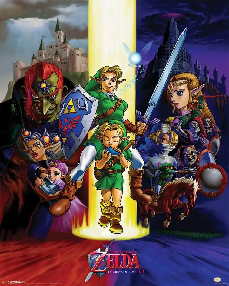 The Legend of Zelda Poster Set Ocarina of Time 40 x 50 cm (4) - Smalltinytoystore