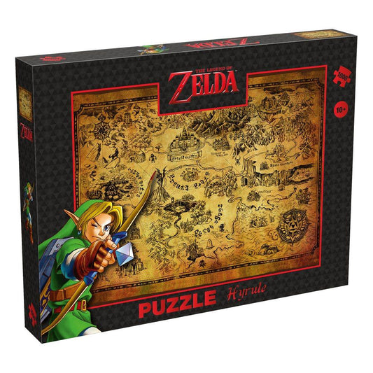 The Legend Of Zelda Puzzle Hyrule (1000 Teile) - Smalltinytoystore
