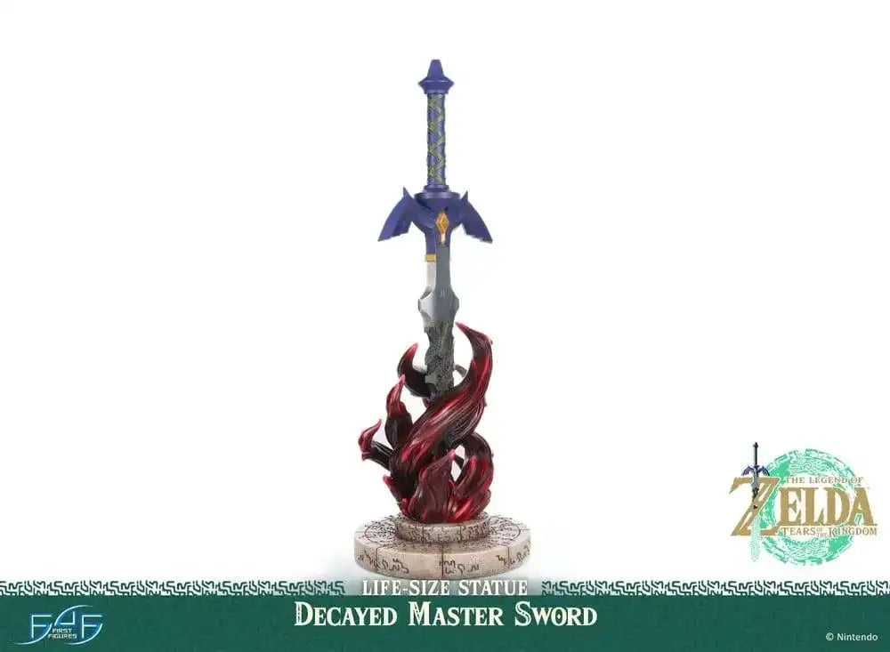 The Legend of Zelda: Tears of the Kingdom Life-Size Statue 1/1 Decayed Master Sword 28 cm
