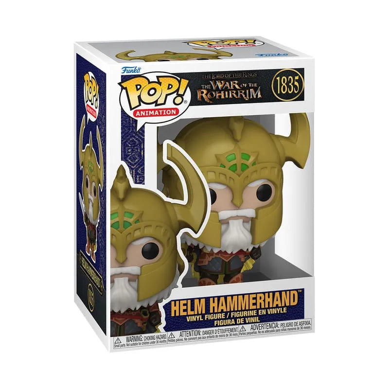 The Lord of the Rings: The War of the Rohirrim POP! Movies Vinyl Figur Helm Hammerhand 9 cm - Smalltinytoystore