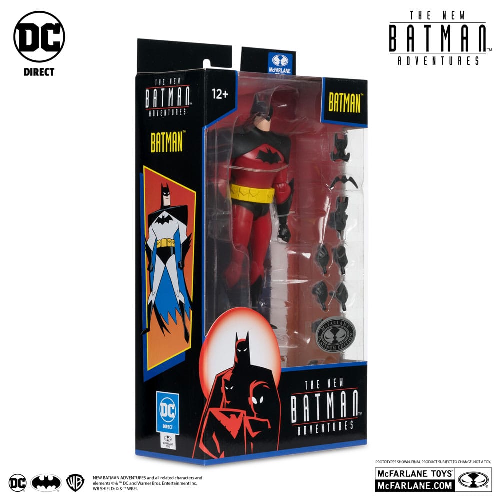The New Batman Adventure DC Multiverse Actionfigur Batman (Silver) Platinum Edition 18 cm - Smalltinytoystore