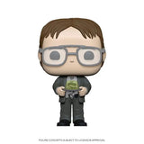 The Office US POP! TV Vinyl Figur Dwight w/Jello Stapler 9 cm