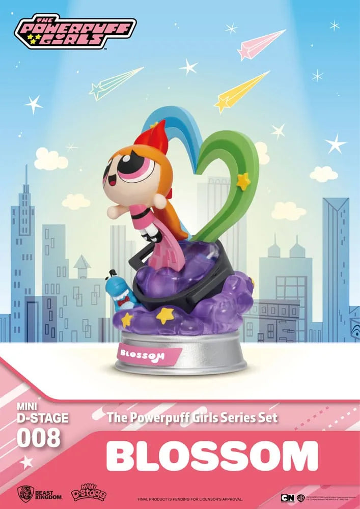 The Powerpuff Girls Mini Diorama Stage Statuen The Powerpuff Girls Series Set 12 cm - Smalltinytoystore