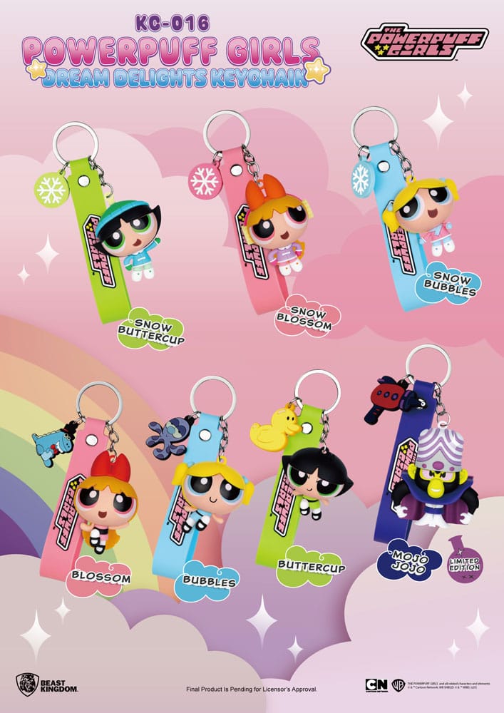 The Powerpuff Girls Schlüsselanhänger Blind Box Dream Delights 5 cm Sortiment (6) - Smalltinytoystore
