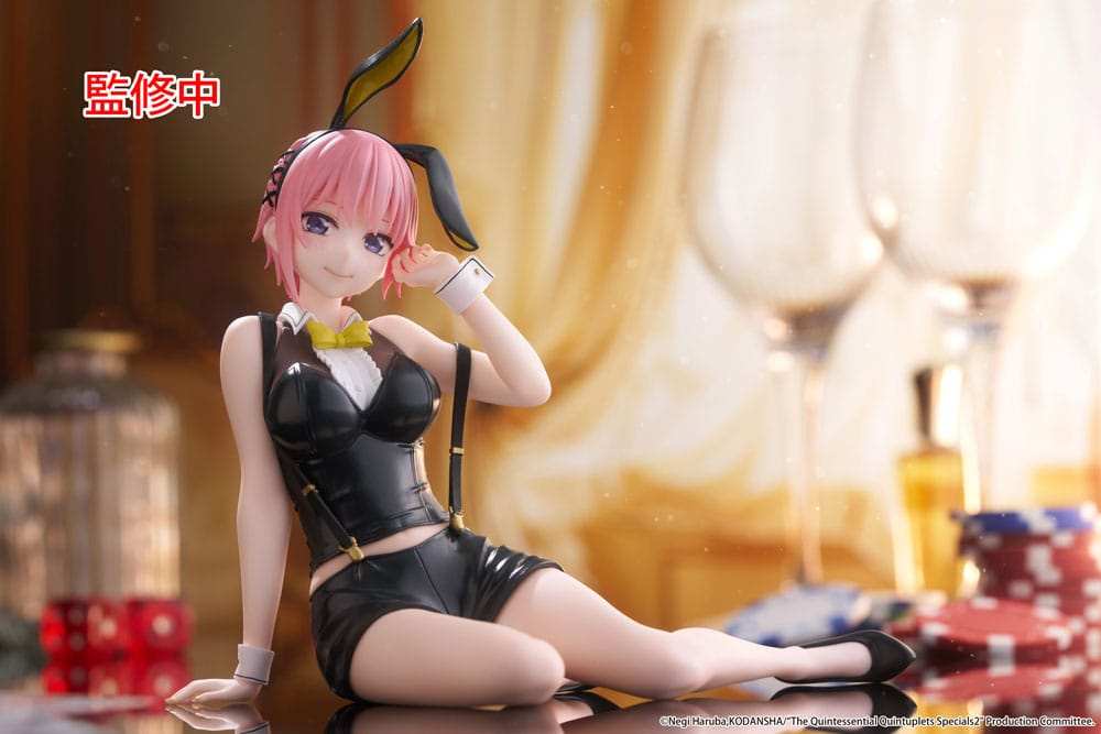 The Quintessential Quintuplets 3 PVC Statue Desktop Cute Figure Ichika Nakano Bunny Ver. 13 cm - Smalltinytoystore