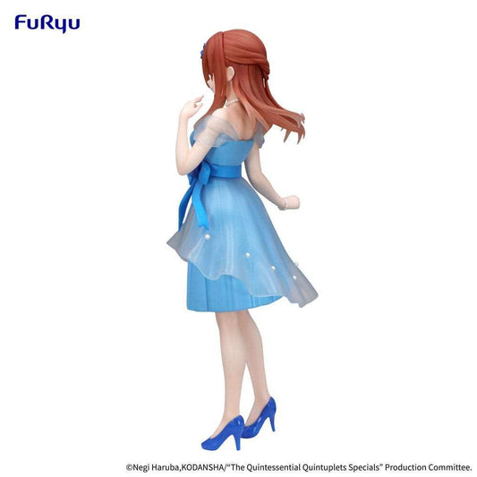 The Quintessential Quintuplets Trio-Try-iT PVC Statue Nakano Miku Pastel Dress Ver. 21 cm - Smalltinytoystore