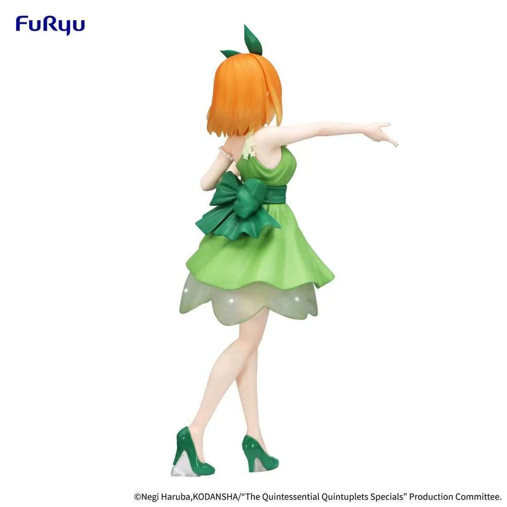 The Quintessential Quintuplets Trio-Try-iT PVC Statue Nakano Yotsuba Pastel Dress Ver. 22 cm - Smalltinytoystore