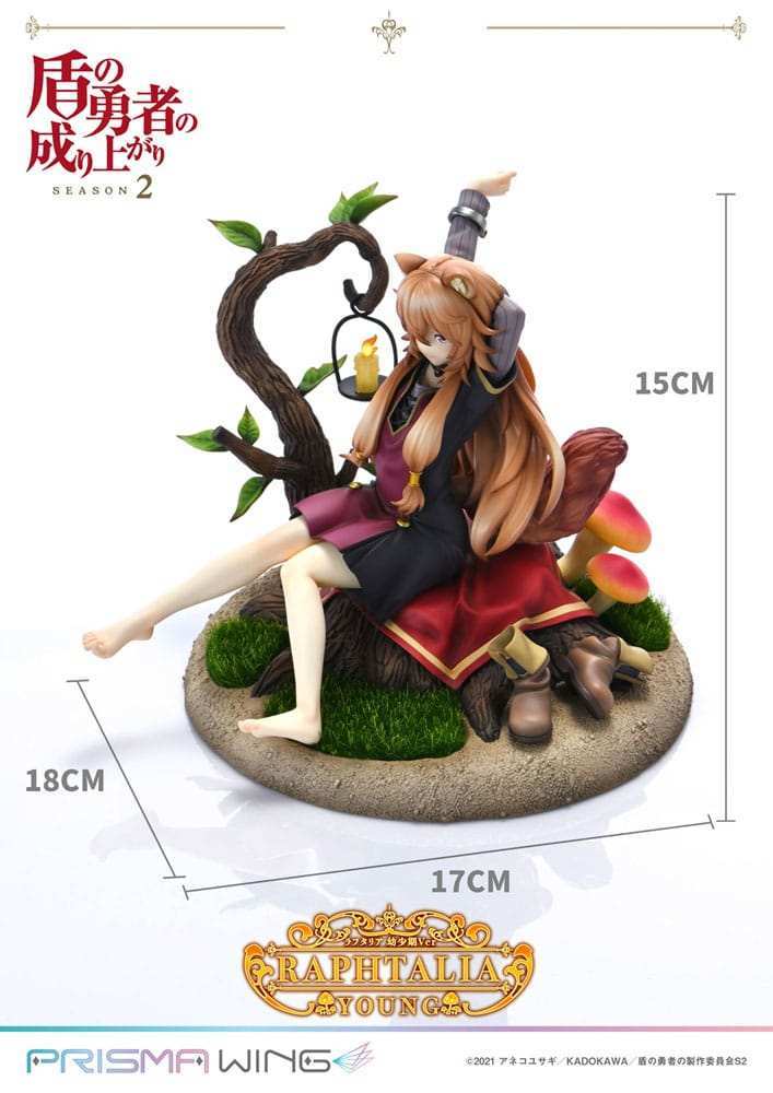 The Rising of the shield Hero Season 2 Prisma Wing PVC Statue 1/7 Raphtalia Young Version 15 cm - Smalltinytoystore