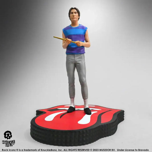 The Rolling Stones Rock Iconz Statue Charlie Watts (Tattoo You Tour 1981) 22 cm - Smalltinytoystore