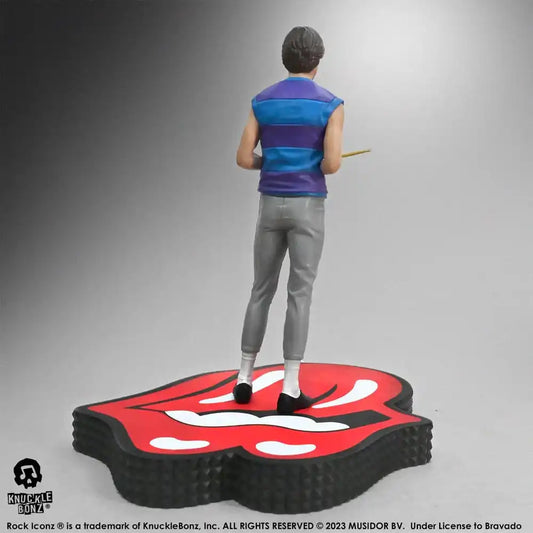 The Rolling Stones Rock Iconz Statue Charlie Watts (Tattoo You Tour 1981) 22 cm - Smalltinytoystore
