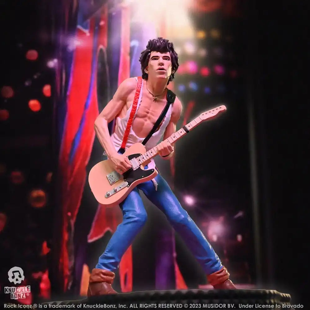 The Rolling Stones Rock Iconz Statue Keith Richards (Tattoo You Tour 1981) 22 cm - Smalltinytoystore