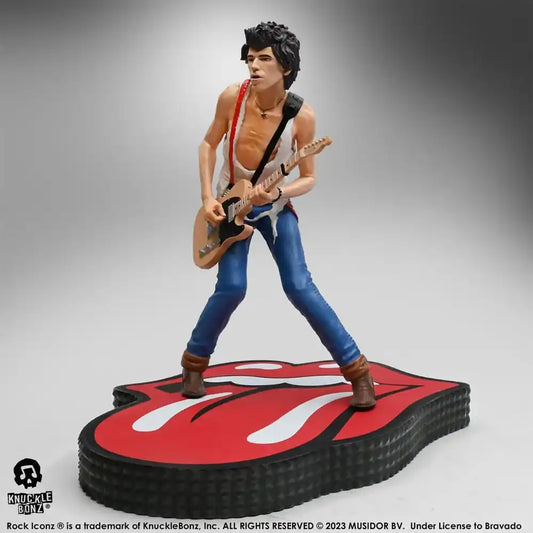 The Rolling Stones Rock Iconz Statue Keith Richards (Tattoo You Tour 1981) 22 cm - Smalltinytoystore