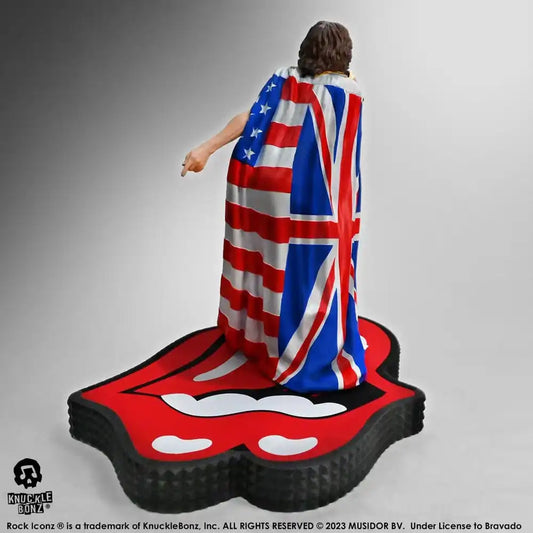 The Rolling Stones Rock Iconz Statue Mick Jagger (Tattoo You Tour 1981) 22 cm - Smalltinytoystore