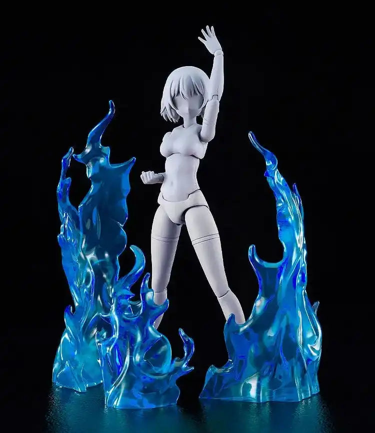 The Simple Effect Zubehör-Set für Figuren Flames: Blue - Smalltinytoystore