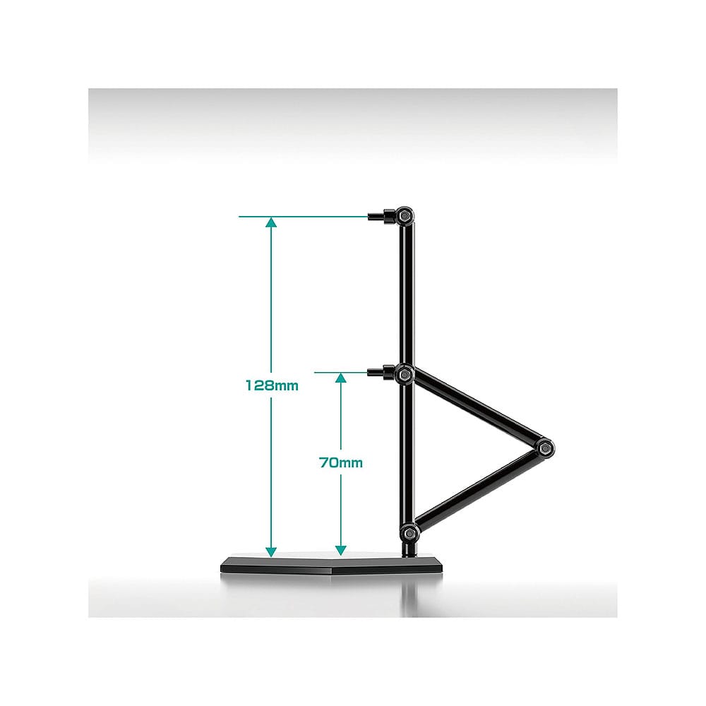 The Simple Stand Mini Nendoroid More Figurenständer Black Hex Type 3er-Pack - Smalltinytoystore