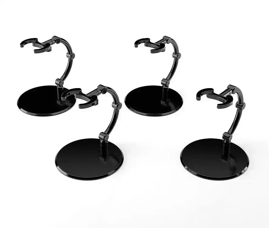 The Simple Stand Mini Nendoroid More Figurenständer mini Black 4er-Pack - Smalltinytoystore