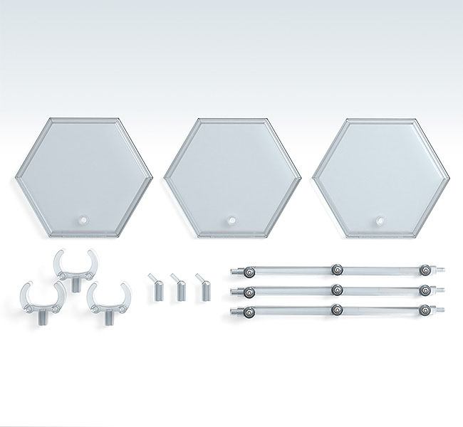 The Simple Stand Nendoroid More Figurenständer 3er-Pack Hex Type - Smalltinytoystore